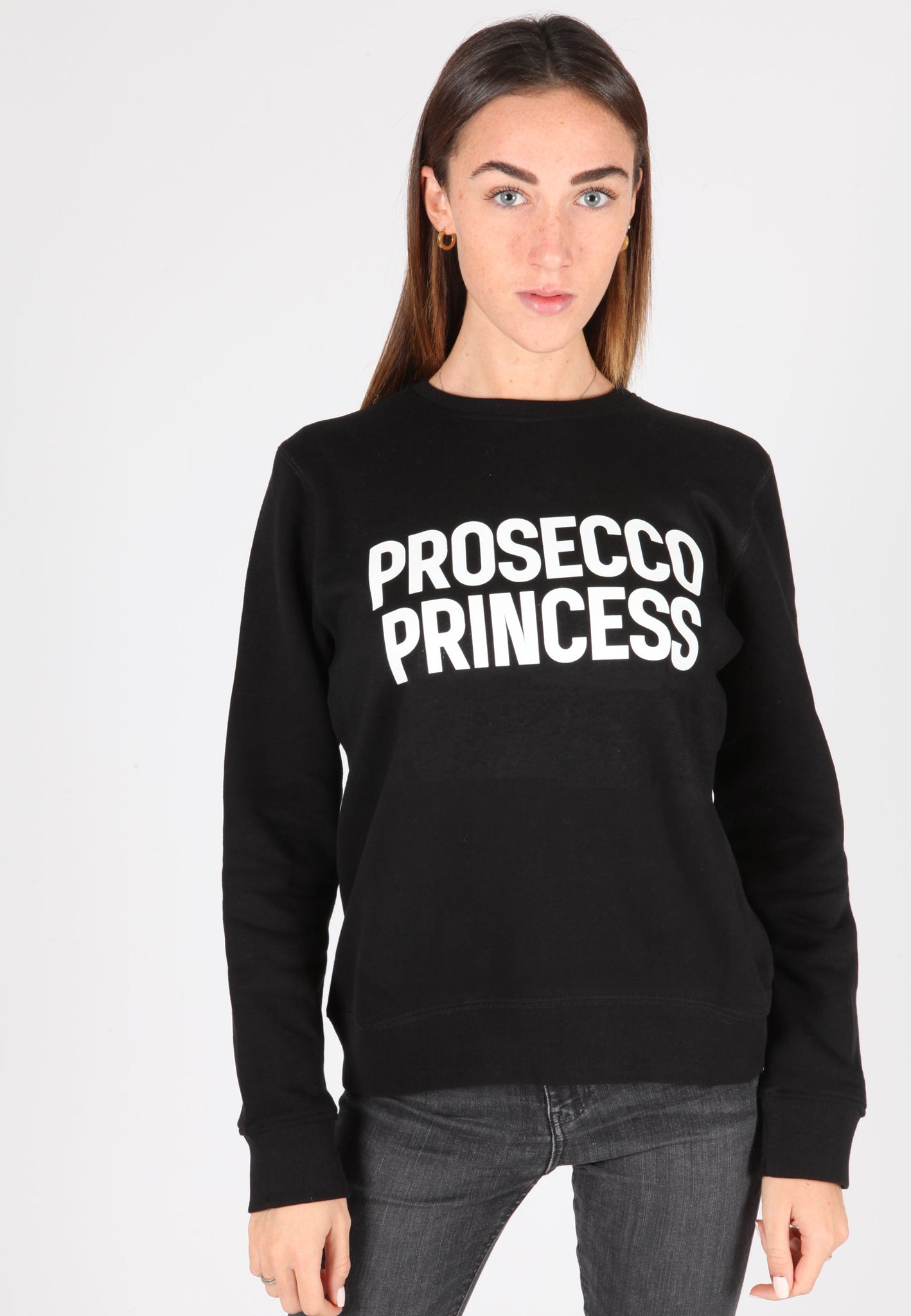 Felpa Girocollo  "Prosecco Princess"