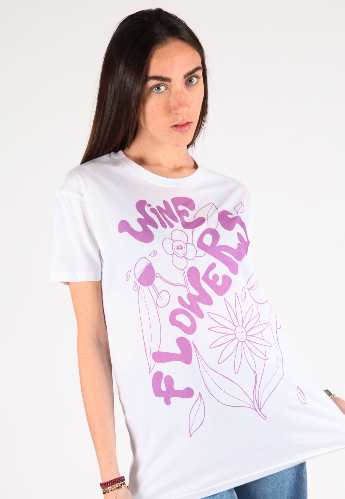 T-Shirt  "Wine Flowers"