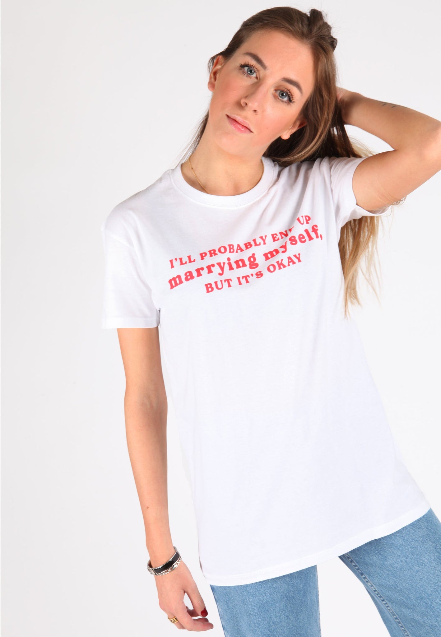 T-Shirt  "End up marrying myself"