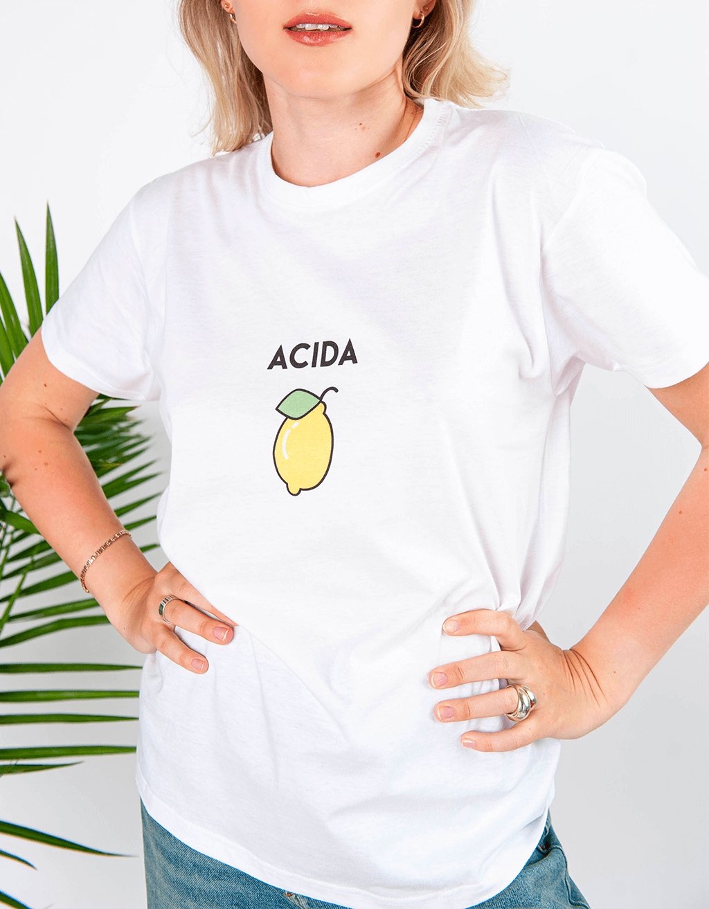 T-Shirt Donna "Acida - Limone" - dandalo