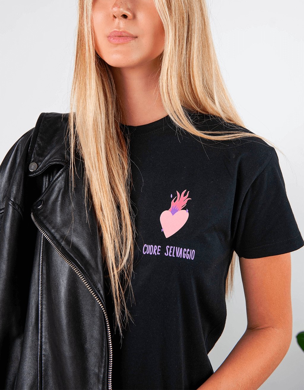 T-Shirt Donna "Cuore Selvaggio" - dandalo