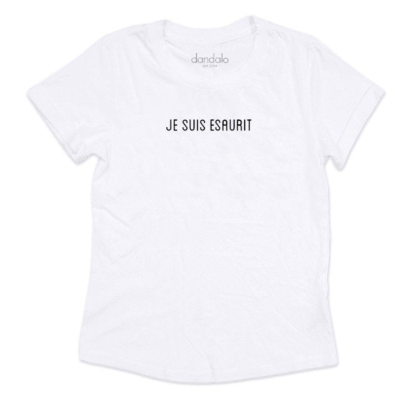 T-Shirt Donna "Je suis esaurit" - dandalo