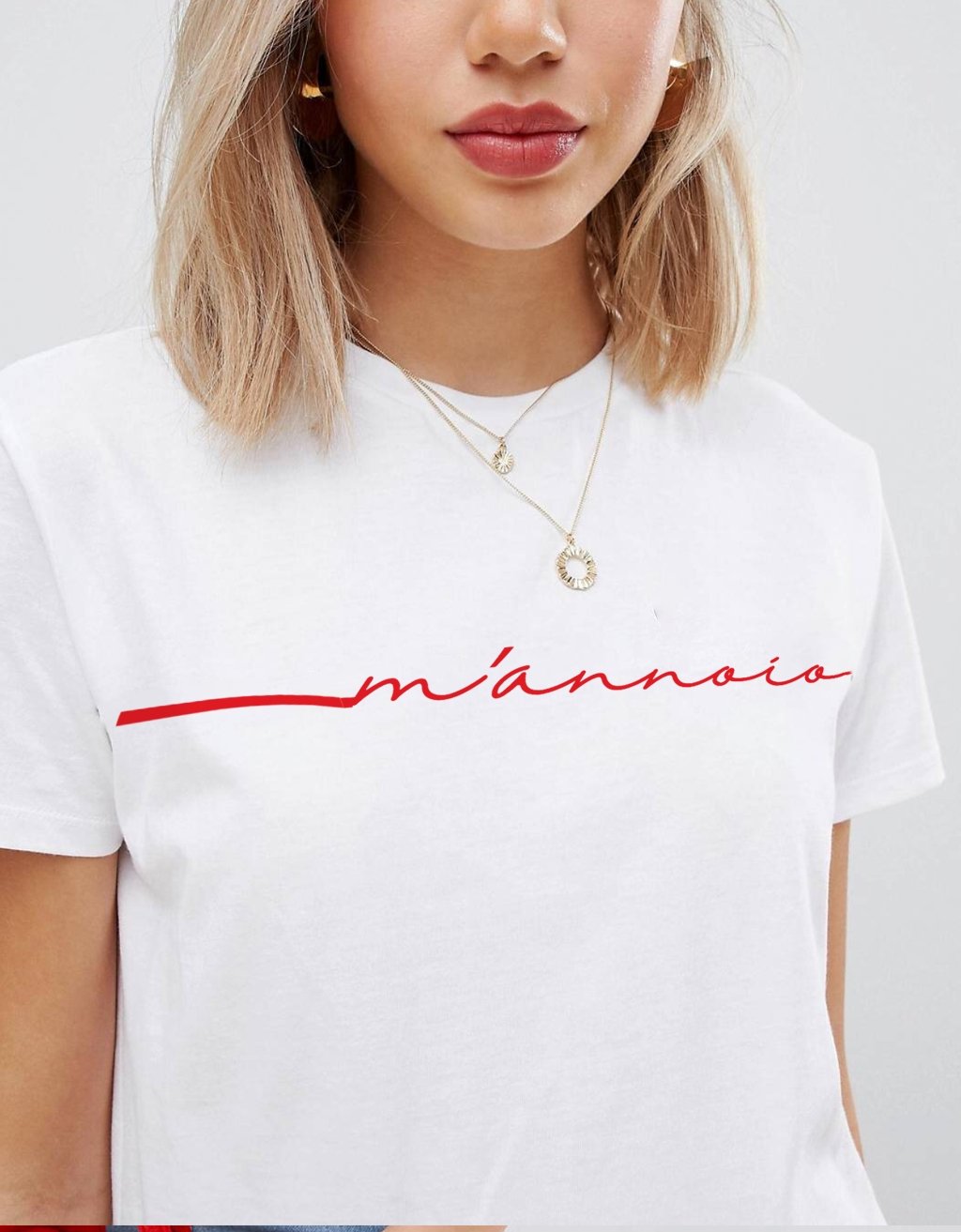 T-Shirt Donna "M'annoio" - dandalo