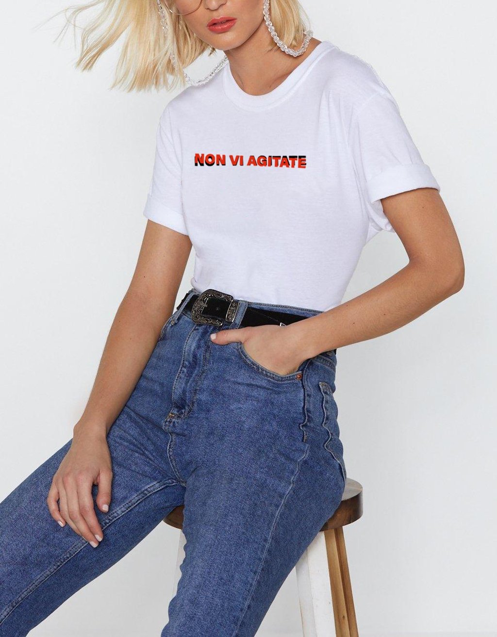 T-Shirt Donna "Non vi agitate" - dandalo